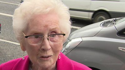 Reporter Eve Rosato spoke to parishioners coming out of St Mary's Church in Belfast to get reaction to news of Queen Elizabeth II's death.