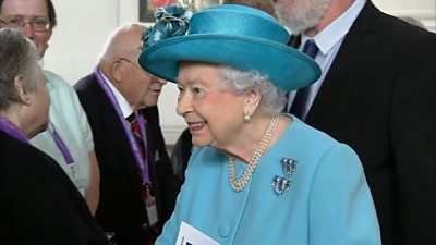 The Queen's visit to an East End school made them "feel special".