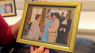 Picture of the Queen's visit to Southlands