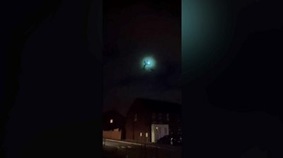 Fire ball' UFO sighting reported