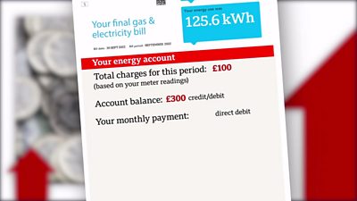 Mocked up energy bill