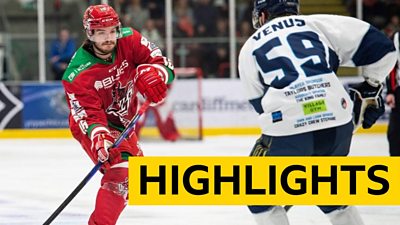 Cardiff Devils' defender Marcus Crawford in action against Coventry Blaze