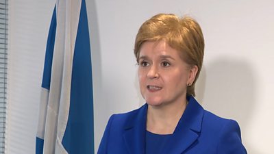 Sturgeon says the resignation of Liz Truss after 45 days is "beyond hyperbole and parody"