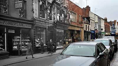 Magdalen Street Norwich in 1938 and 2022