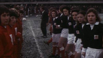 England and Scotland women 1972
