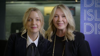 Lauren Laverne and Kirsty Young 