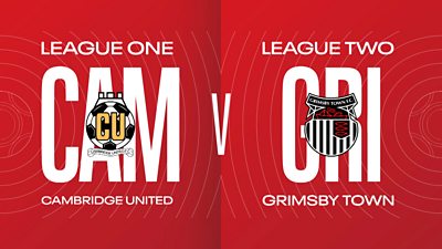 Cambridge United v Grimsby Town graphic