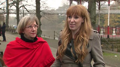 Sam Dixon and Angela Rayner