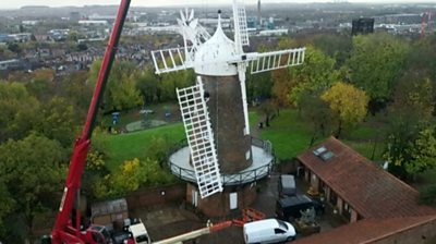 Green's Windmill, a tourist attraction in Nottingham, has suffered years of wear and tear.