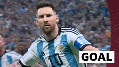 World Cup final: Lionel Messi penalty gives Argentina lead over France ...