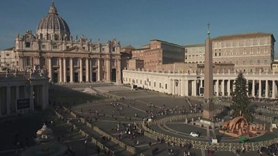 St Peter's Square in the Vatican