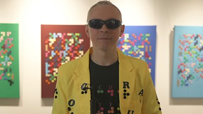 Blind artist wants to inspire younger generation with Braille creations