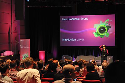  The 91ȱ R&D Sound Now and Next conference in the Broadcasting House Radio Theatre.