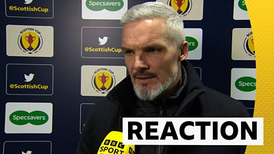 'Disappointed, embarassed, humiliated' - Goodwin on Scottish Cup exit