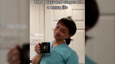 How TikTok nurse John makes stress funny - BBC News How TikTok nurse John makes stress funny - BBC News