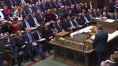 Front benches at PMQs