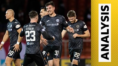 St Mirren celebrate