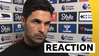 Arsenal manager Mikel Arteta says his response to his team's 1-0 defeat at Everton is to tell them he "loves them" more than he did before the game.