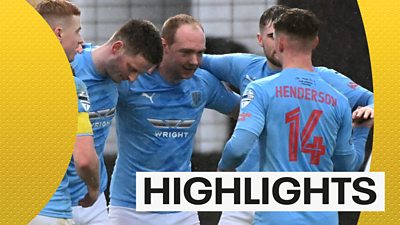 Ballymena United 4-1 Newington: Sky Blues through to last eight - BBC Sport