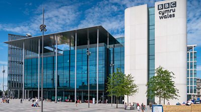 The tv Wales headquarters at Central Square, Cardiff