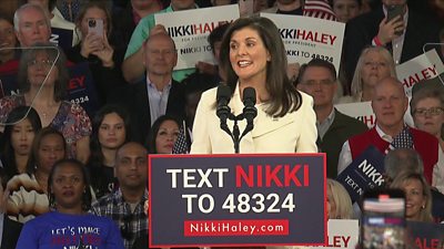 Image shows Nikki Haley at the event