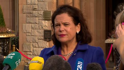 Mary Lou McDonald has been speaking amid speculation a deal on the protocol could soon be struck.