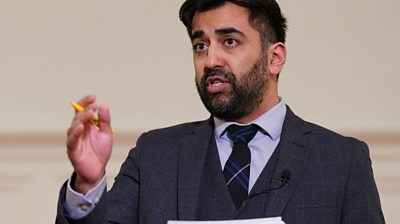 Humza Yousaf outlines bid to become Scotland’s first minister - BBC News