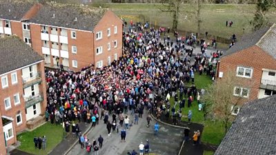 Thousands play Royal Shrovetide Football in Ashbourne