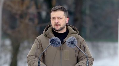 Ukrainian President Volodymyr Zelensky