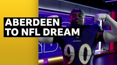 NFL: Baltimore Ravens' David Ojabo on achieving his dream - BBC Sport