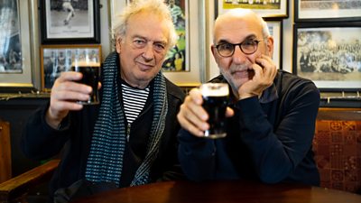Image of Stephen Frears and Alan Yentob from imagine... Stephen Frears documentary. 