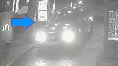 CCTV image of Wayne Couzens car at a McDonald's drive-through