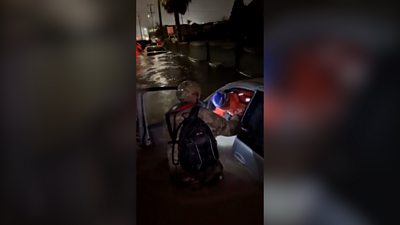 Person rescued from flooding