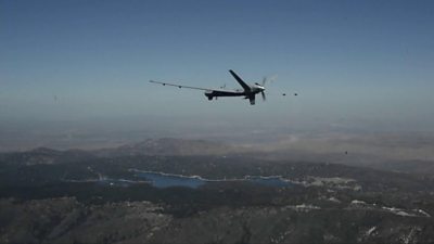 MQ-9 Reaper drone in flight
