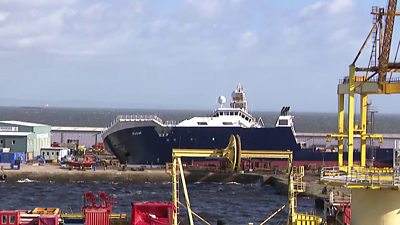 Boat dislodged in dry dock