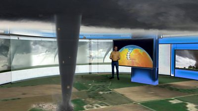 BBC weather presenter Ben Rich