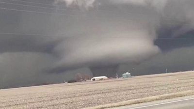 Video: The tornado that tore through Scandia, and the dog that