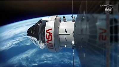 NASA animation of Orion space craft