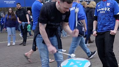 A drummer says he is proud to add to the growing positive atmosphere around Ipswich Town.