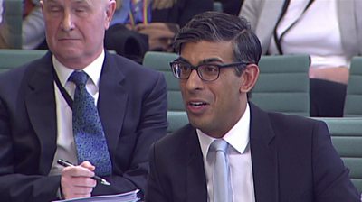 Rishi Sunak at the Liaison Committee in March 2023