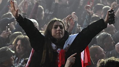 Wrexham fans celebrate