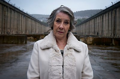 Maggie Lynch (PHYLLIS LOGAN) in Guilt Series 3 (Credit: BBC/Expectation/Happy Tramp North/ Anne Binckebanck)