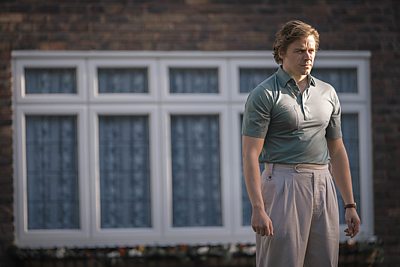 KENNETH NOYE (JACK LOWDEN) in The Gold (Credit: BBC/Tannadice Pictures/Sally Mais)