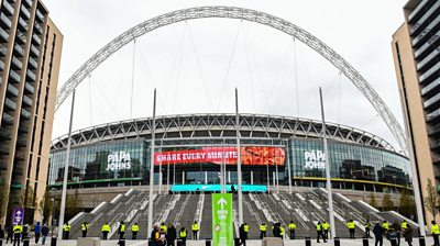 Exterior of Wembley Stadium