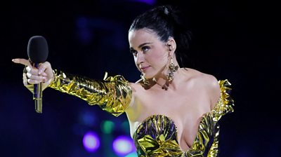 Katy Perry on stage