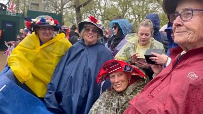 The coronation grannies on the Mall