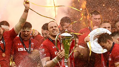 Alun Wyn Jones: Former Wales Captain Lifts 2019 Six Nations Trophy ...