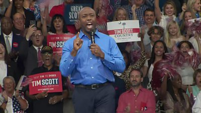 Tim Scott announces run for president