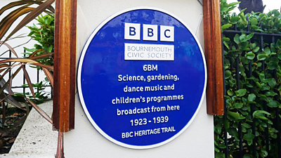 BBC 6BM plaque