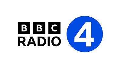 BBC Radio in black text. White 4 in blue circle. White background